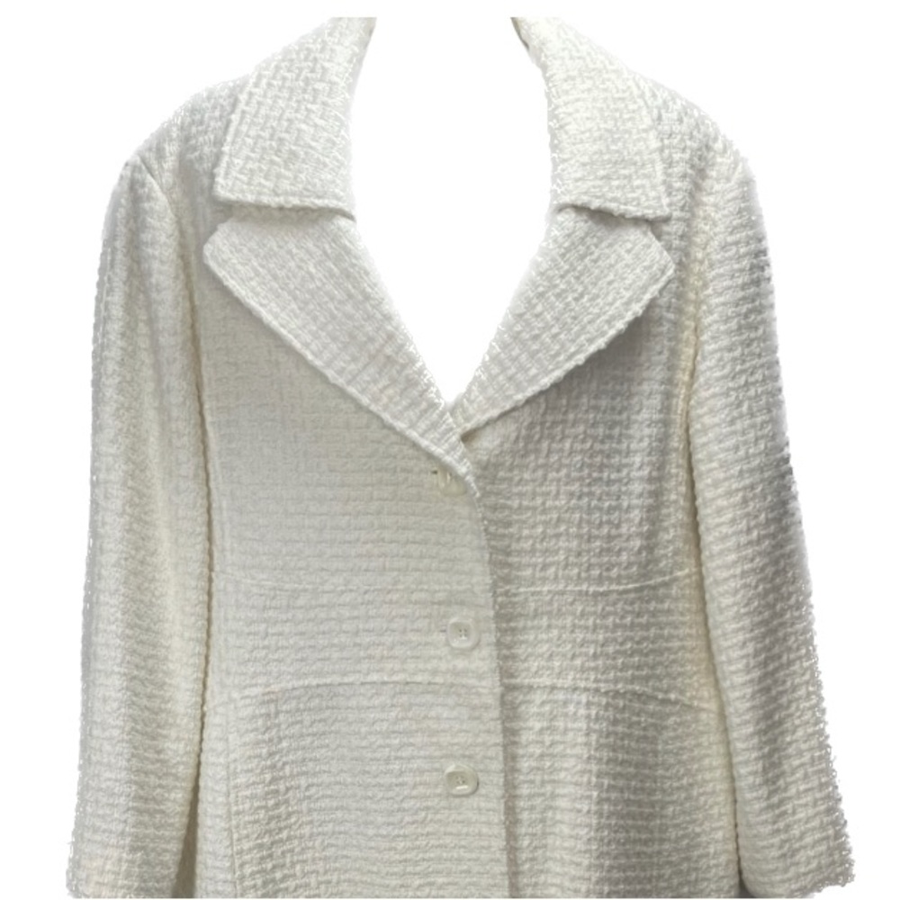 Like New Stunning Wool Winter White Worthington Coat Sz 12